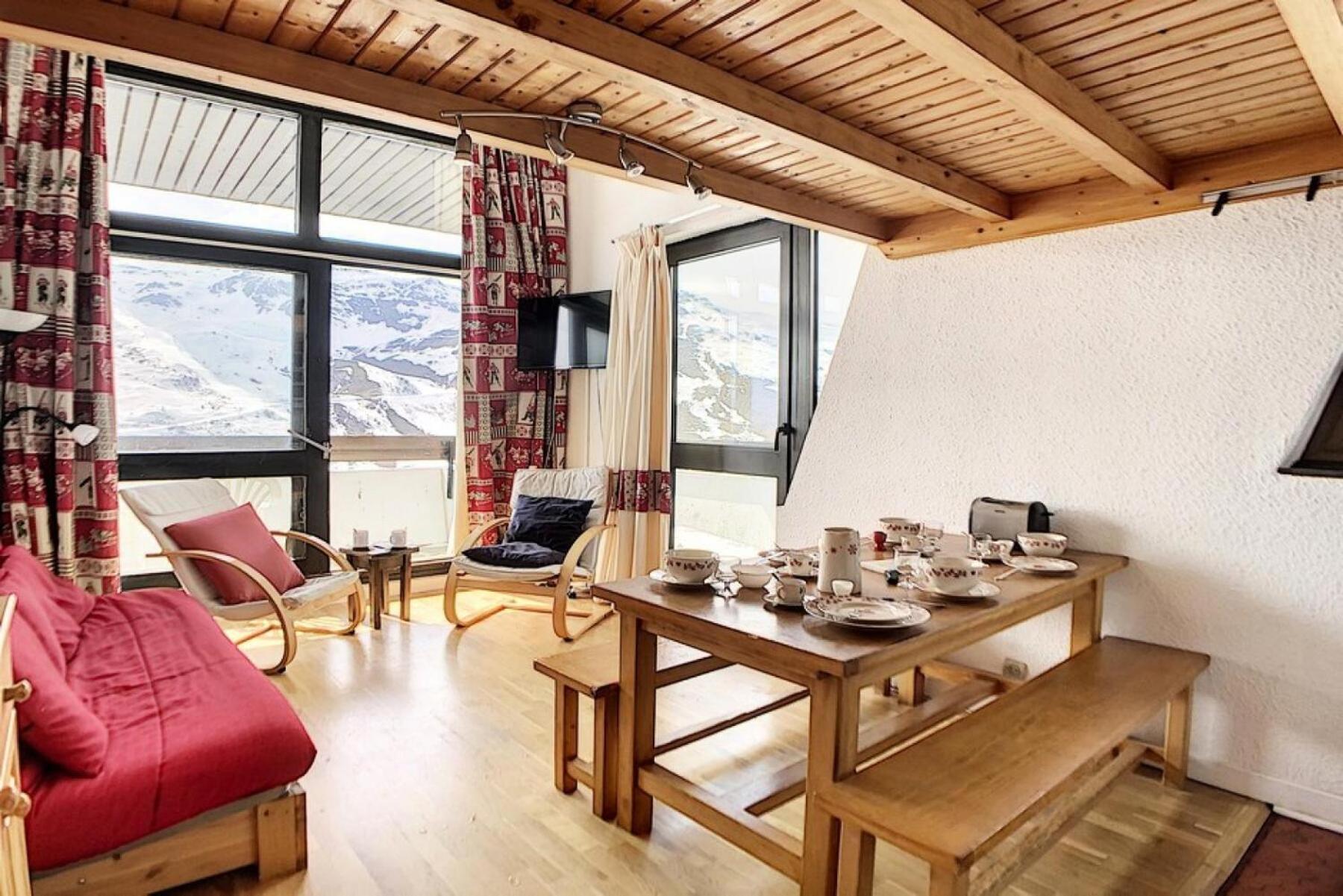 Residence Evons - Appartement Duplex Agreable - Au Pied Des Pistes - Balcon Mae-0444 サン・マルタン・ド・ベルヴィル エクステリア 写真